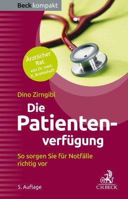 Buchcover: Die Patientenverfügung von Dino Zirngibl