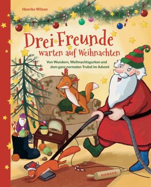 Cover von Drei Freunde warten auf Weihnachten von Henrike Wilson
