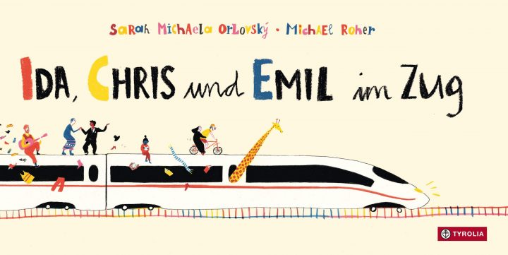 Buchcover von Ida, Chris und Emil im Zug